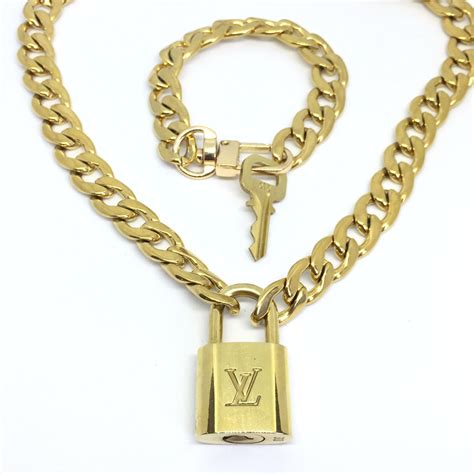 louis vuitton padlock necklace|louis vuitton lock necklace vintage.